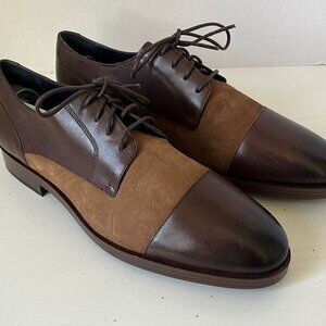 Cole Haan Grand OS Men’s Toecap Shoes Brown/tan – Size 9.5